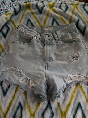 Levi’s high waisted mom shorts